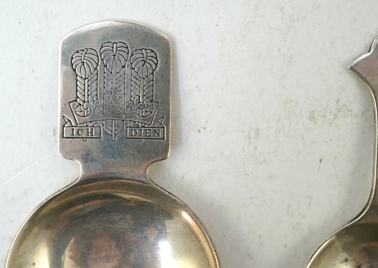 Seven assorted 19th and 20th century silver caddy spoons